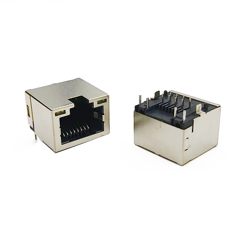 20PCS 5326 Network Interface Mini Type Lighted RJ45 Standing Socket - Mini 8P8C Shielded Network Cable Socket
