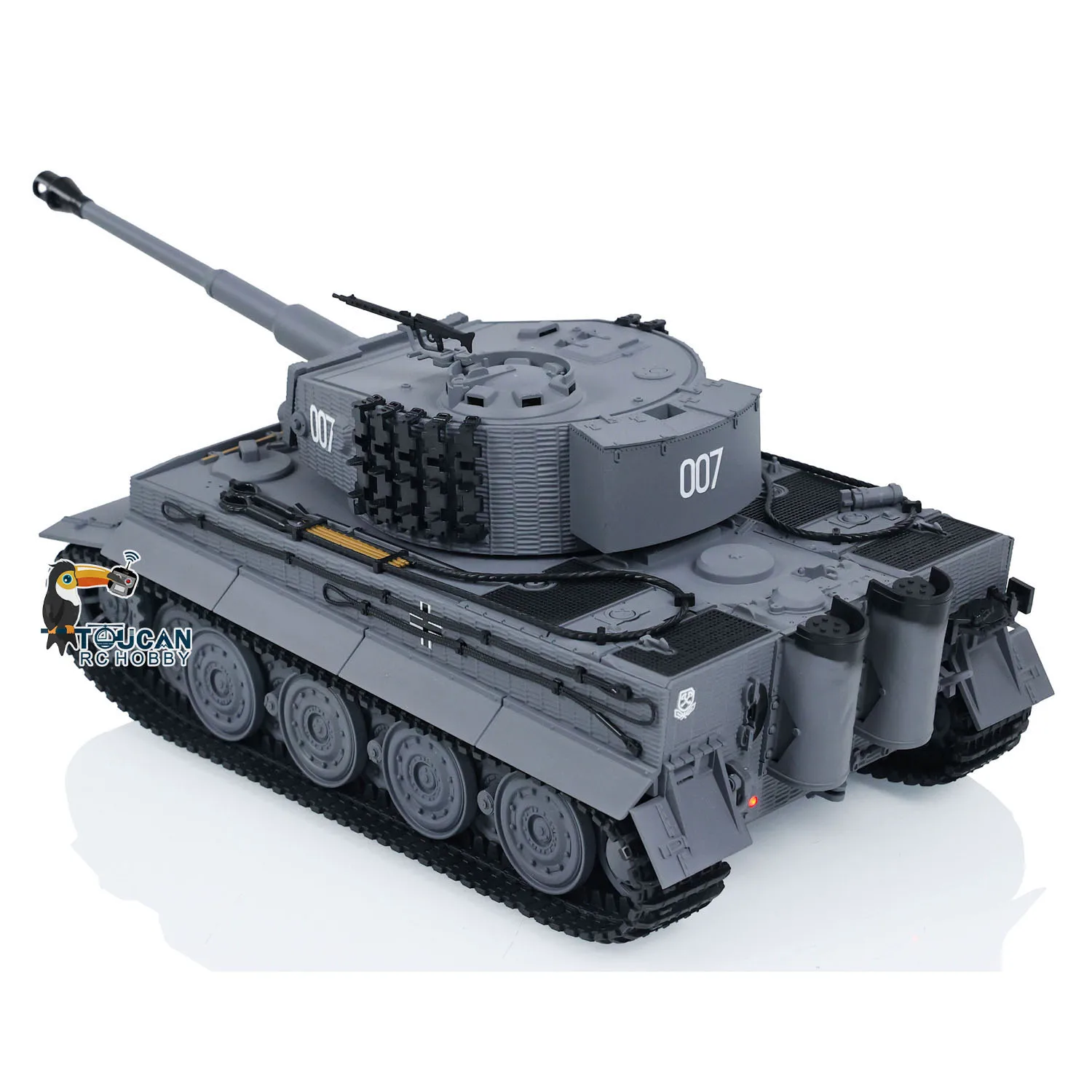 Taigen 1/24 Scale RC Battle Tank Tiger I Model Remote Control Infrared Combat Military Tanks Mini Cars Vehicle RC Toys TH23571