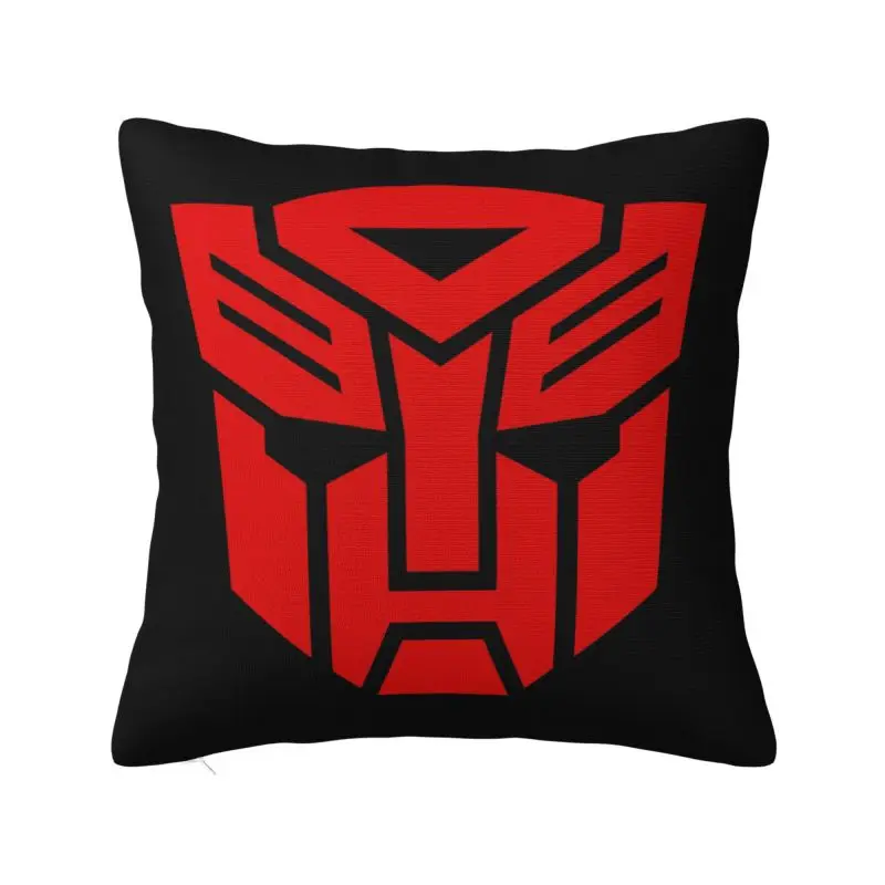 Nordic Style Robot Car Autobots Cushion Cover 66x66cm Velvet Pillow Case Sofa Chair Square Pillowcase Bedroom Decoration