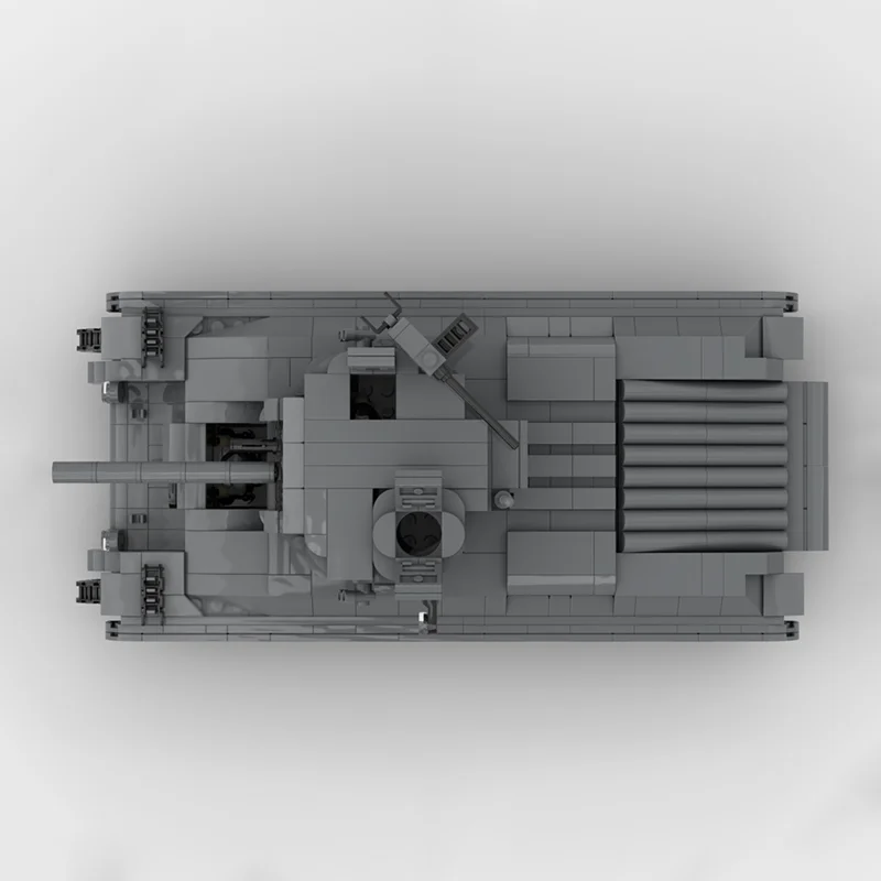 Moc Building Bricks Modular A12 British WWII Infantry Tank Model Technology Blocks Christmas Toy Construction Holiday Gifts