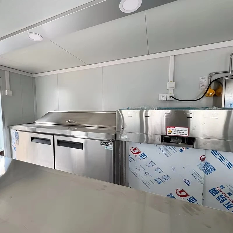 Food Cart Coffee Catering Concession Fast Food Trailer Mobile Fully Equipped Pizza Street Food Truck Trailer