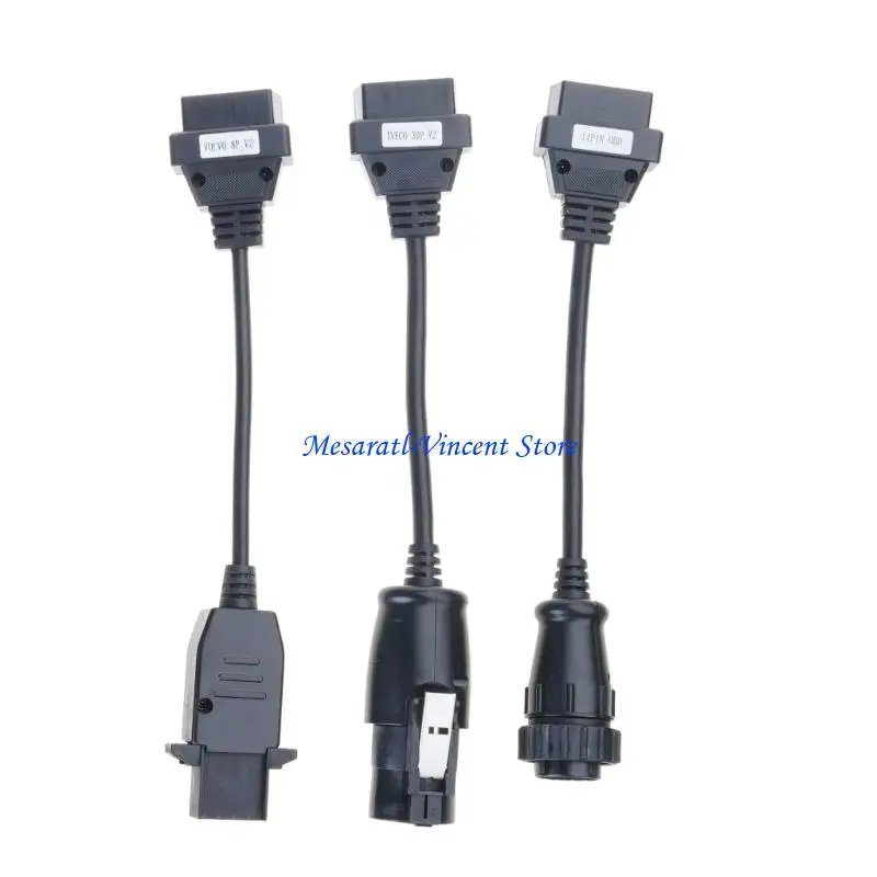 A70F Commercial Vehicle Diagnostic Adapter Connector Cord Cable Converter Adapter ABS Housing Suitable For Fleet Management
