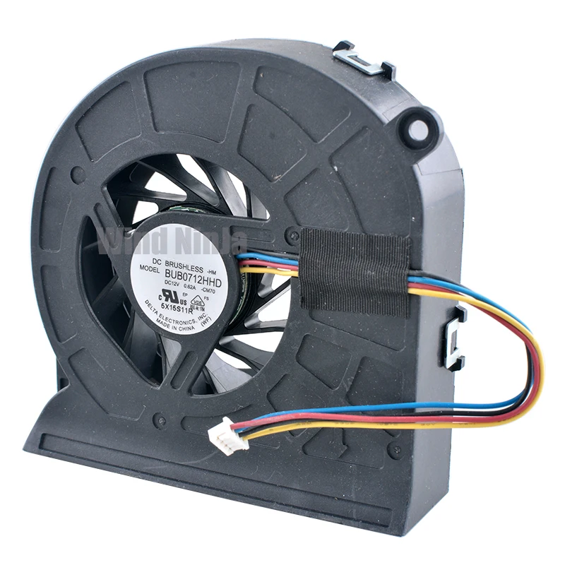 BUB0712HHD CPU Cooling Fan 4-Pin 12V 0.62A for All-In-One Computers Compatible ET2221A ET2031 Computer Hardware Cooling System