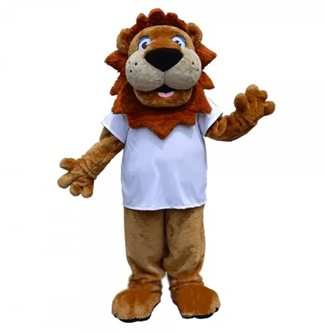 

New Adult Hot Sale Foam High Quality Wish Lion Cartoon Mascot Costume Plush Christmas Fancy Dress Halloween Mascot Costume
