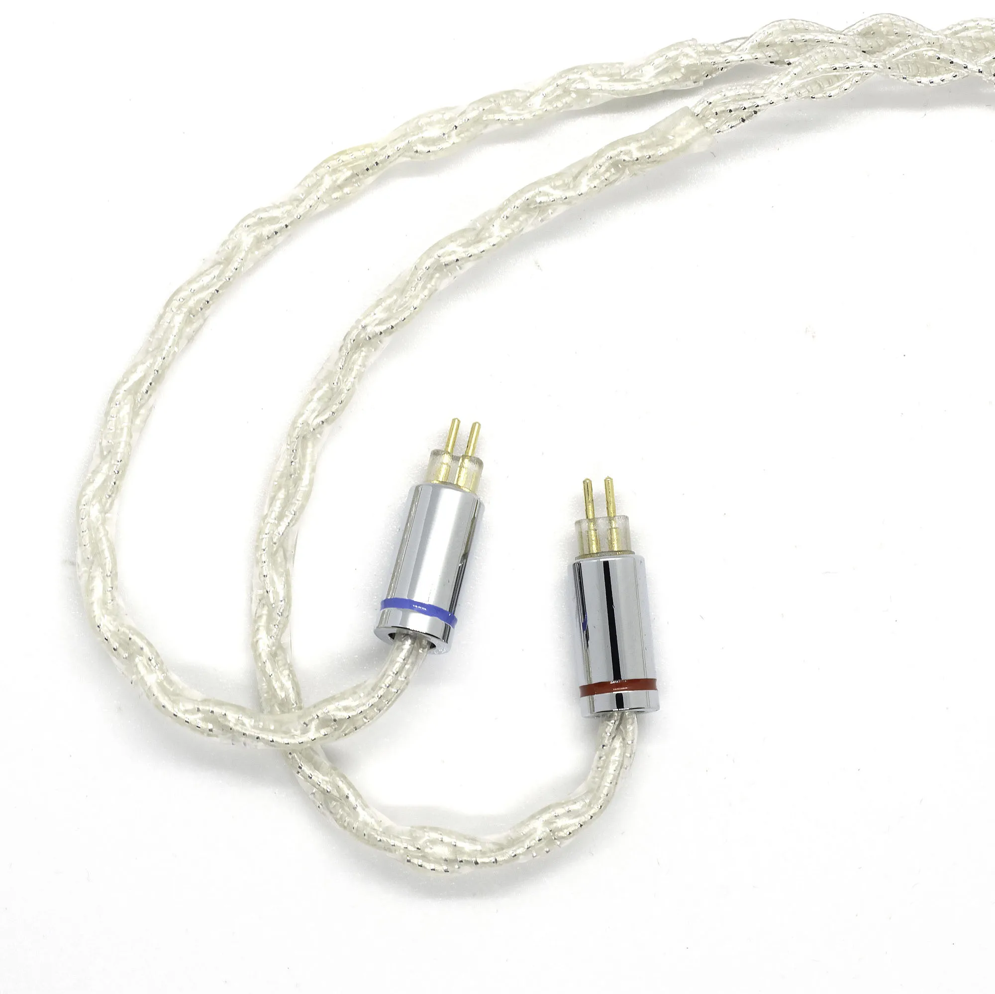 Butfast 8 الأساسية الفضة مطلي Iem كابل الفضة احباط HiFi ترقية كابل MMCX/2Pin 0.78 مللي متر سماعة كابل 2.5 مللي متر/3.5 مللي متر/4.4 مللي متر