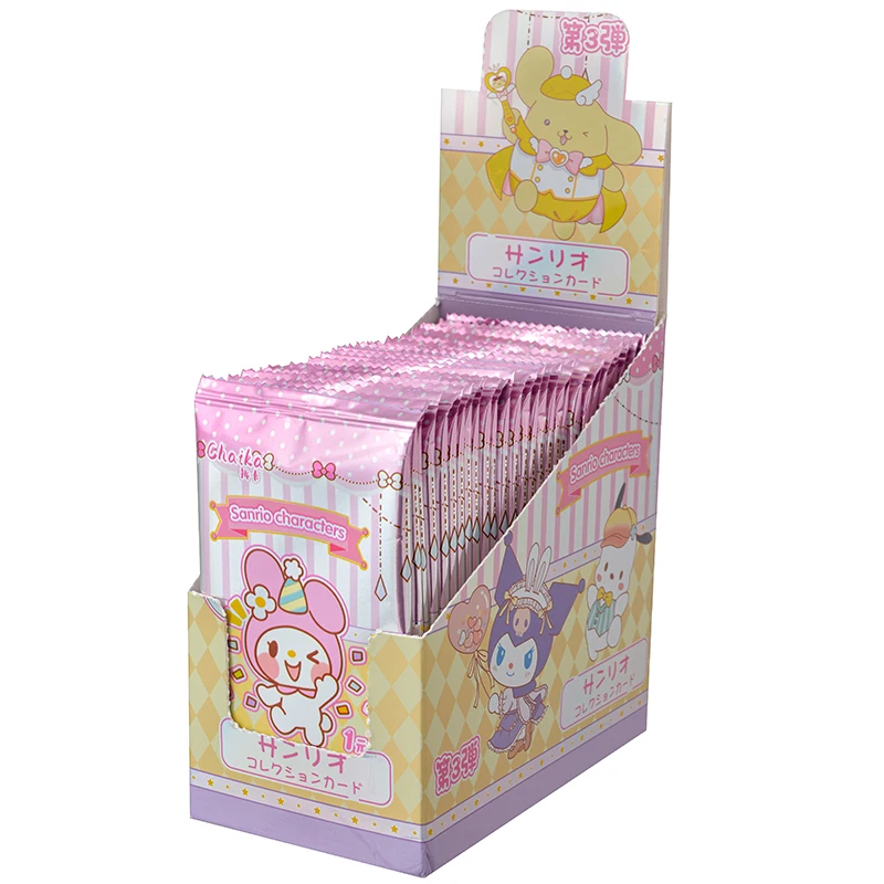 Anime Sanrio Kuromi Hello Kitty My Melody Shining Collectible Card Game Trading Card Toys For Girl's Birthday Gift