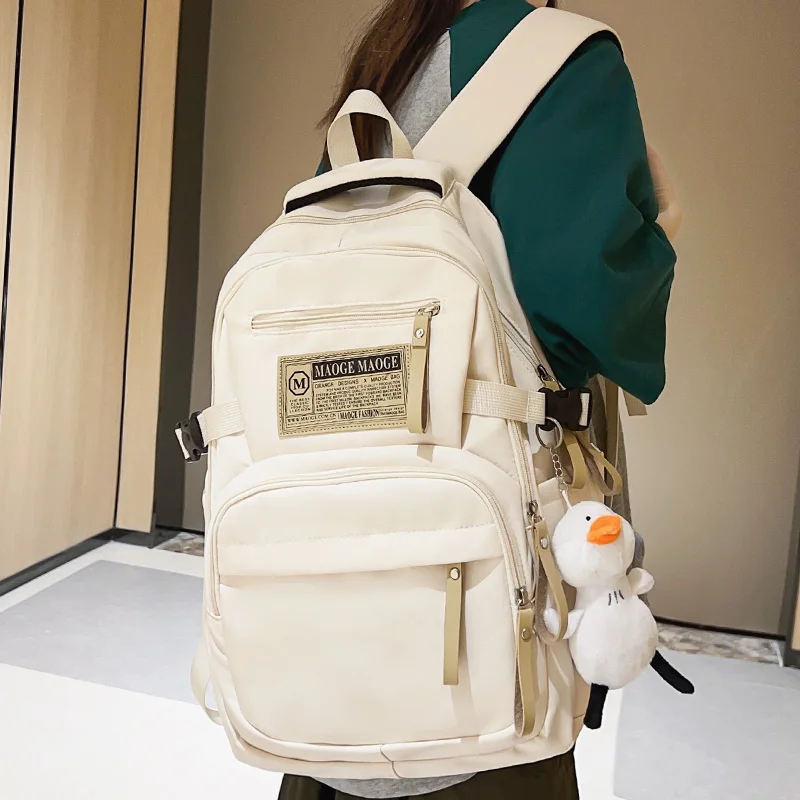 New Cool Male Travel High Capacity Female Red Laptop Bag Girl Boy School College Backpack Women Men Nylon Fashion Book Bags Lady