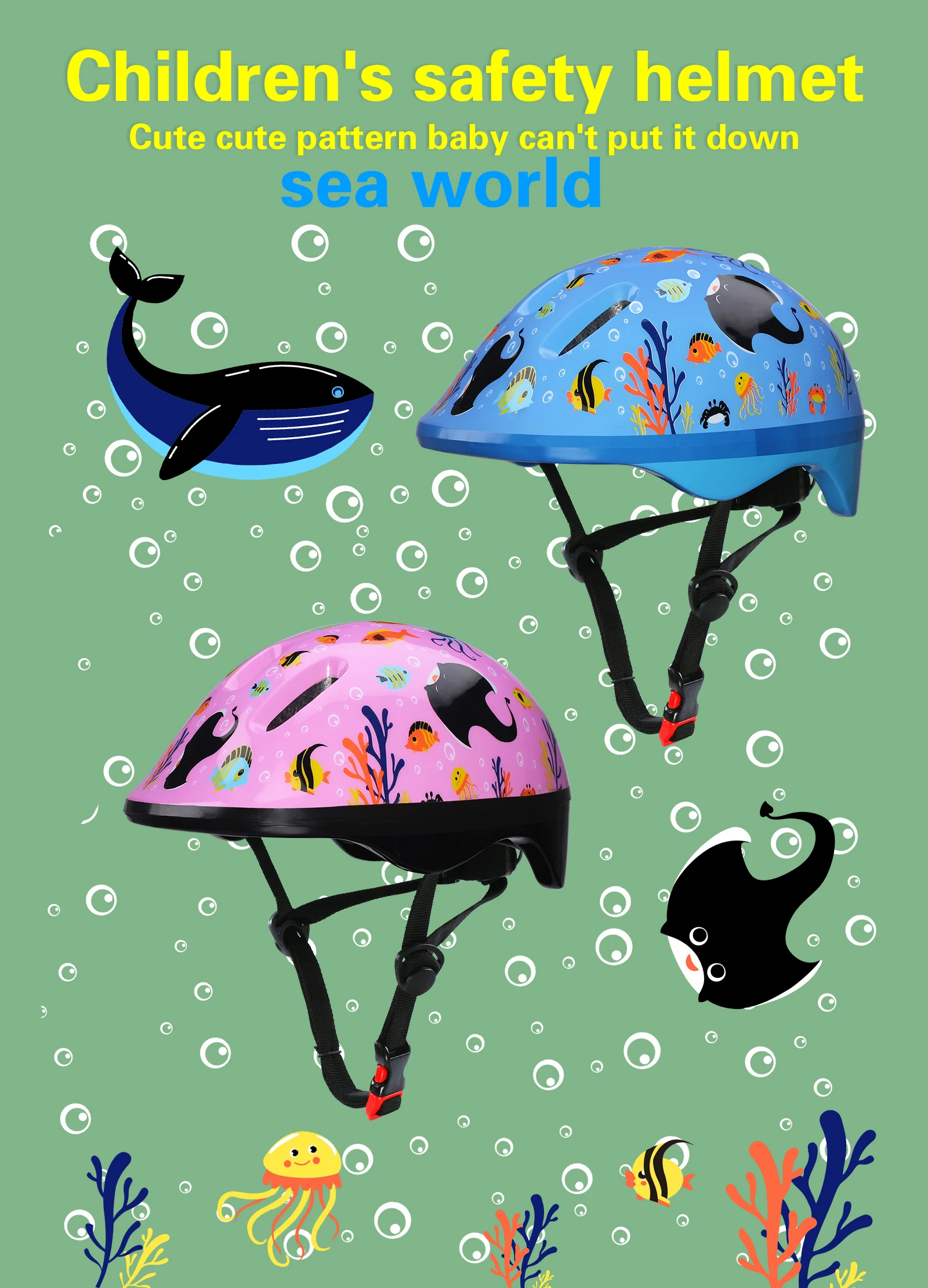Fahrrad-/Skateboard-Helm für Kinder, verstellbarer Helm, Kleinkind-Kinder im Alter von 2–9 Jahren, Jungen und Mädchen, Multisport-Sicherheits-Radfahren, Skaten. – Detail 1