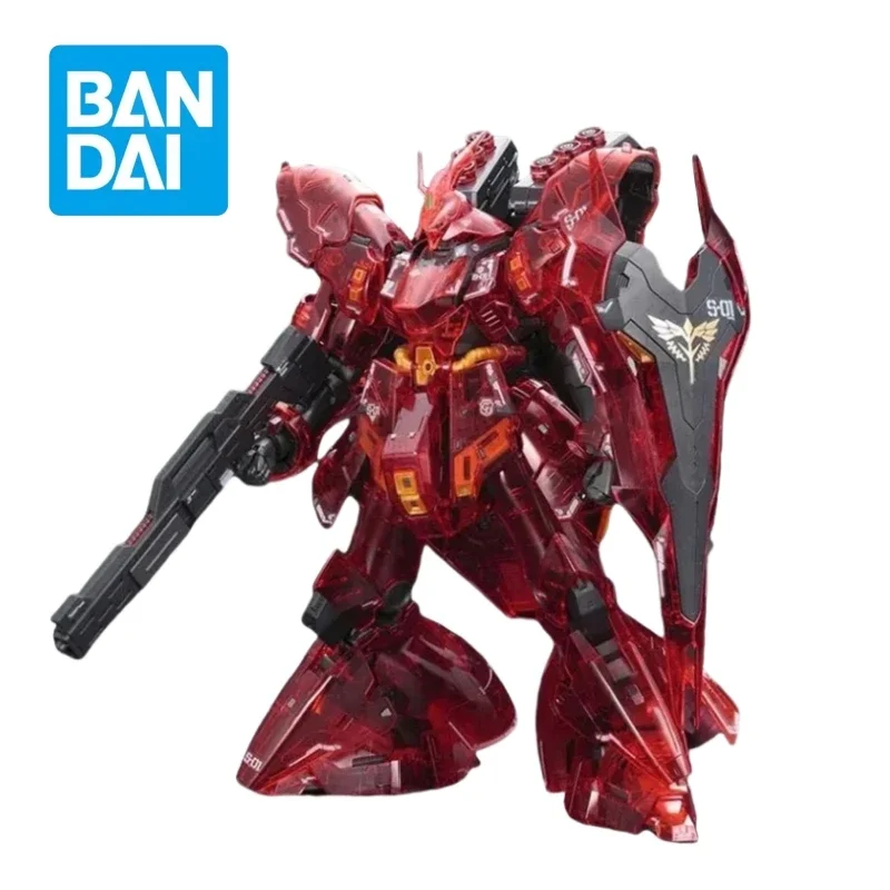 

Оригинальная Bandai RG 1/144 Gundam MSN-04 SAZABI прозрачный цвет PB ограниченная сборка аниме модель игрушка фигурка подарок коллекция для мальчиков