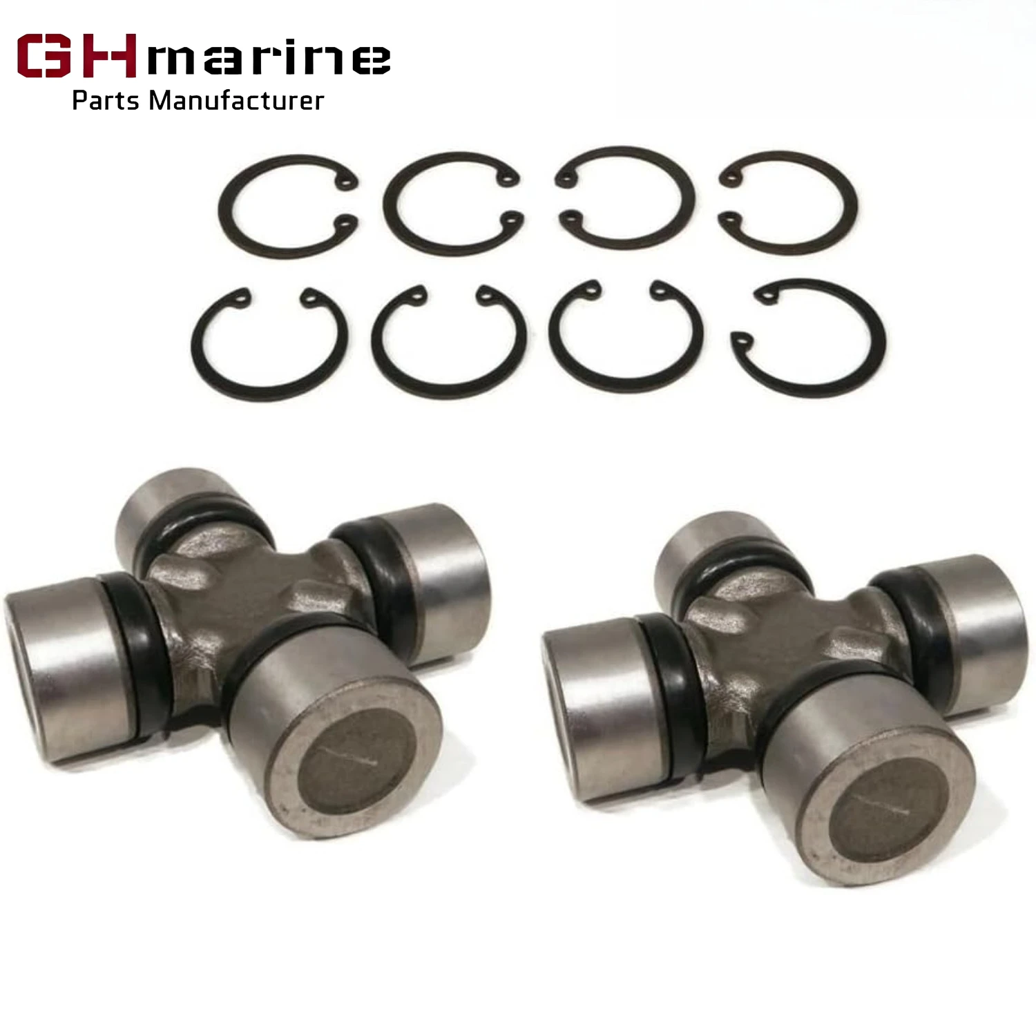 

Комплект из 2 штук: Крестовина карданного вала 3860232 для Volvo Penta 854619, Mercruiser Alpha 1 Gen 2 Bravo 1 2 3, 865496A01, 865510T, 865511T, 18-6406