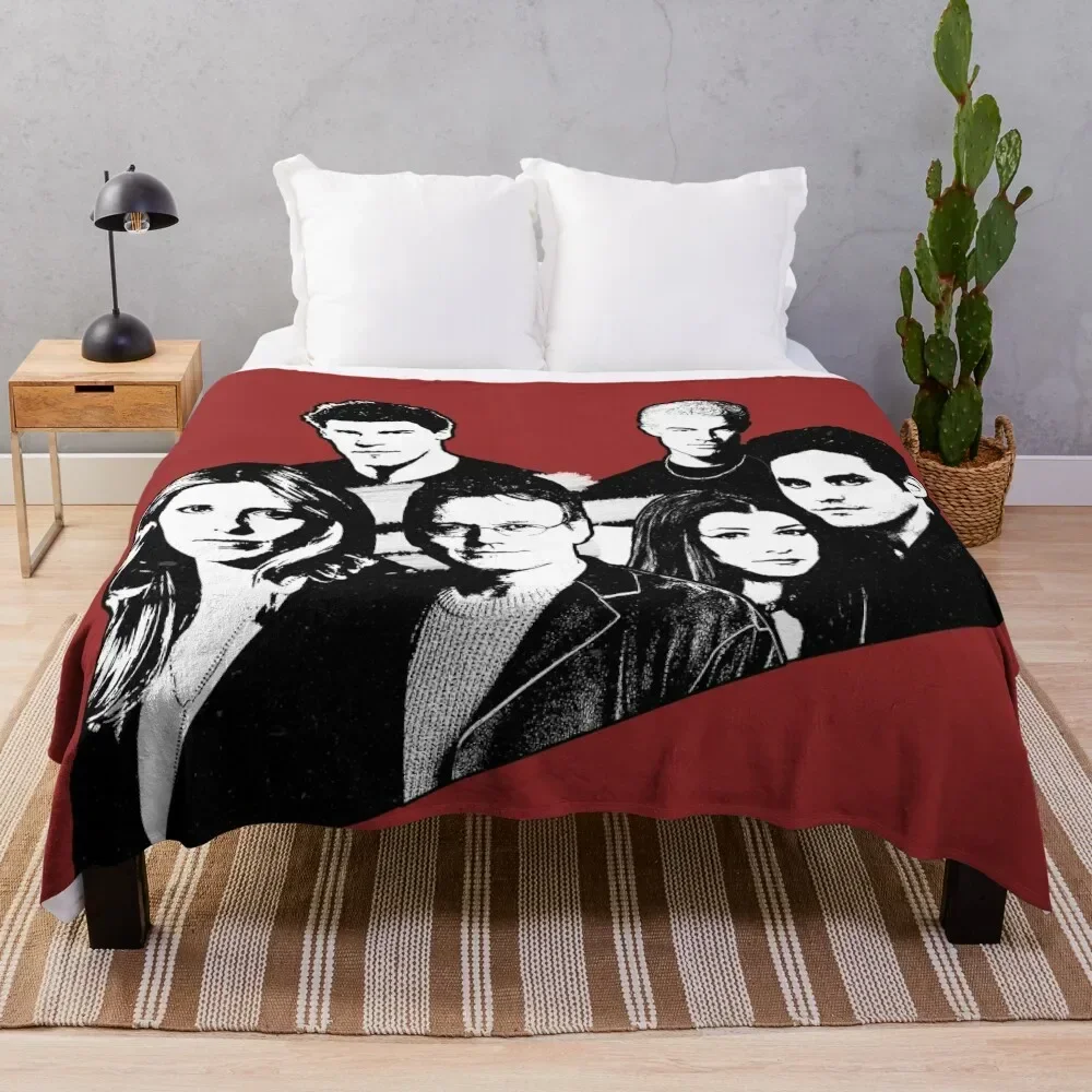 

A BTVS motif Throw Blanket manga Sofa Throw bed plaid Soft Plush Plaid Blankets