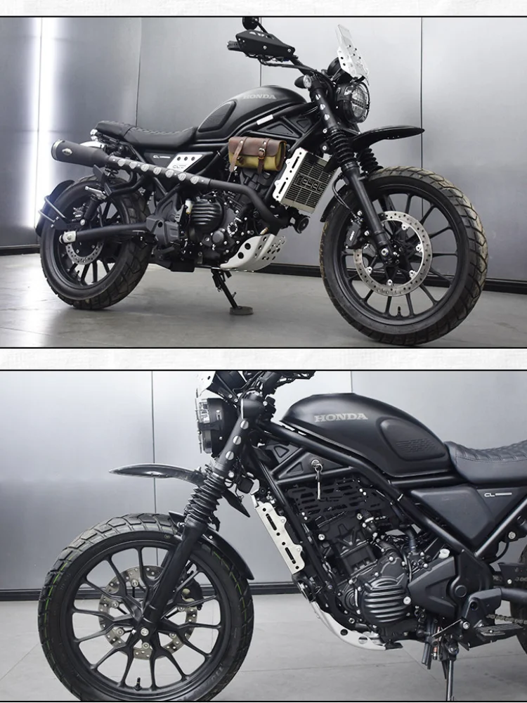 

For CL300 Retro Beak Front Lip High Position Fender Off-road Mud Flap Sand Splash Guard Mod Parts