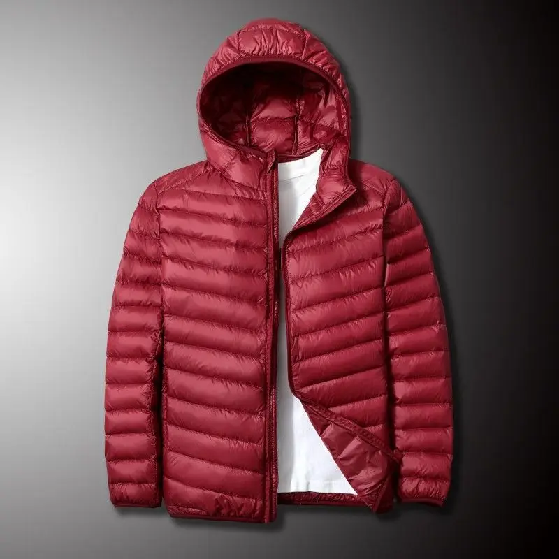 Off-season Clearance Light Thin Down Jackets Stand-up Collar Ultra-light and Slimming Down Short Men's Jackets for Young People