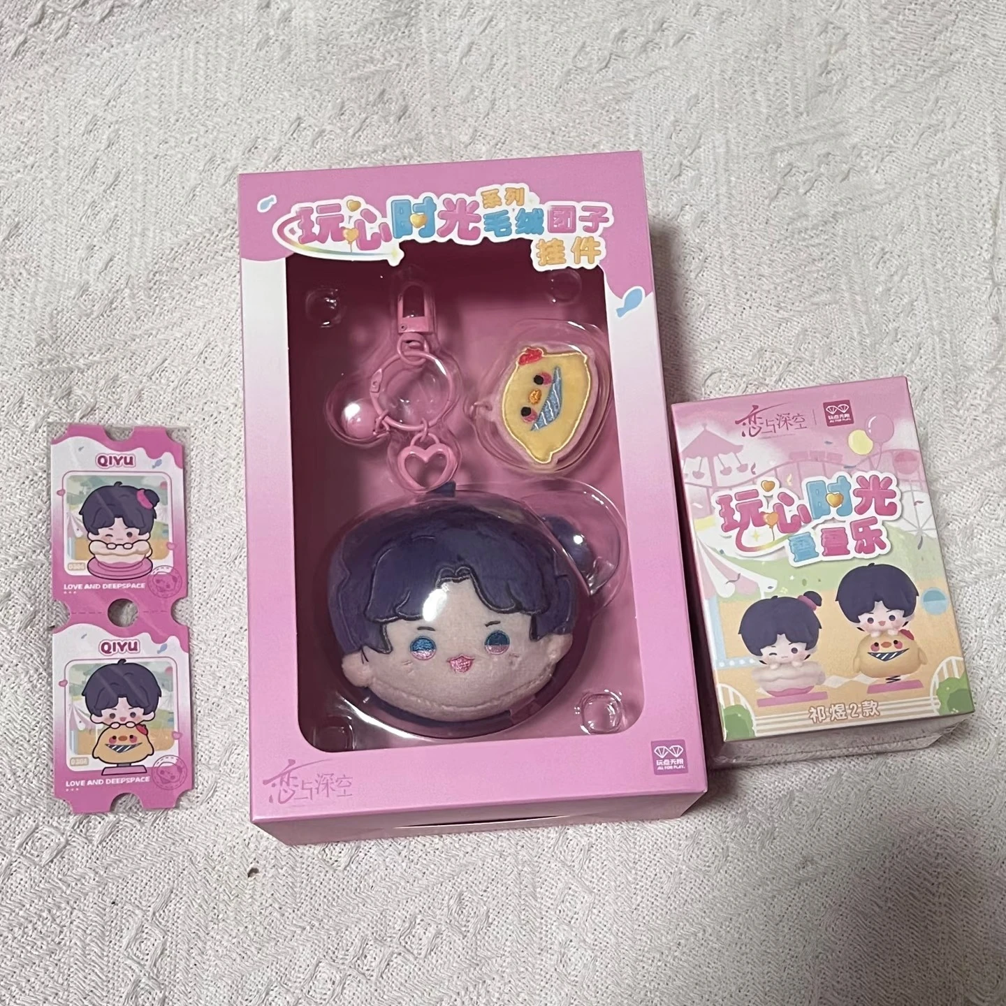 Ornement de bureau officiel Anime Love and Deepspace X ALL FOR PLAY Xavier Zayne Rafayel Sylus Caleb