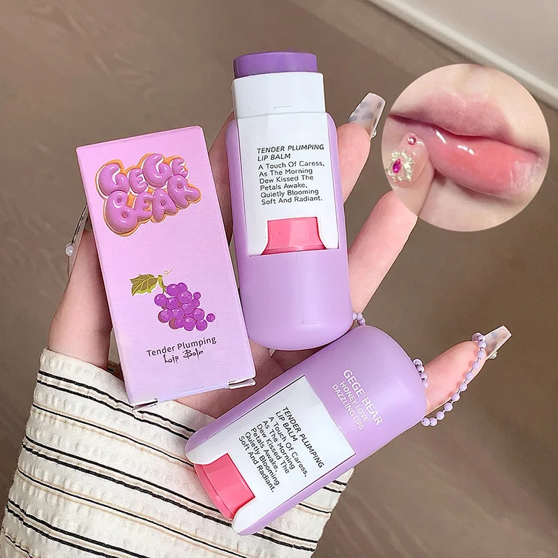 بلسم الشفاه الرقيق والرطب من جيج بير، بلسم الشفاه بطعم الفاكهة، نكهة الفاكهة الحلوة، بلسم الشفاه الكنز للشفاه الجافة، يحمي تجاعيد الشفاه وملمس العرق. #4