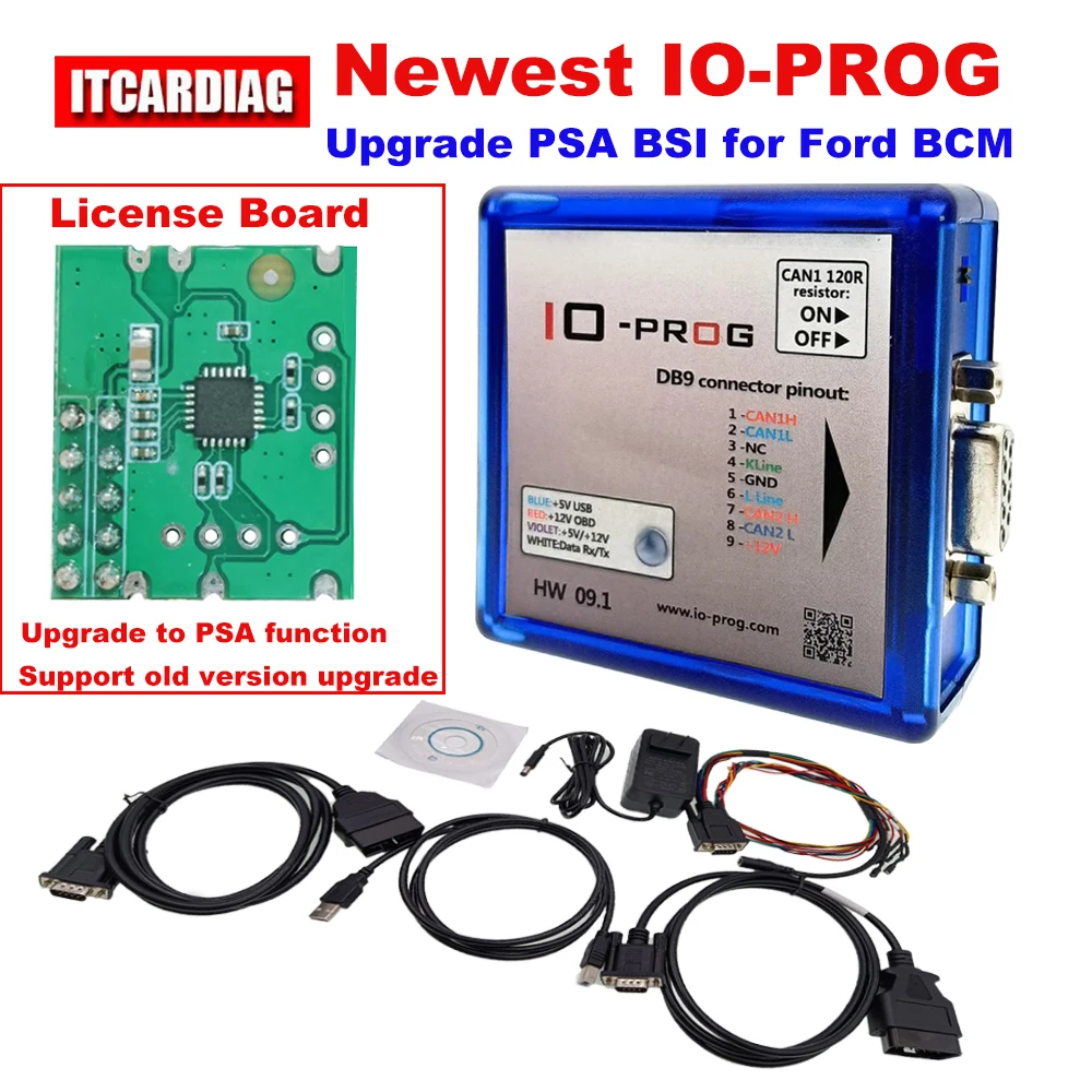 

IO Prog with New License Added Full Terminal Programmer For PSA BSI Full license Activation IO-PROG for GM/Opel ECU TCM BCM EPS