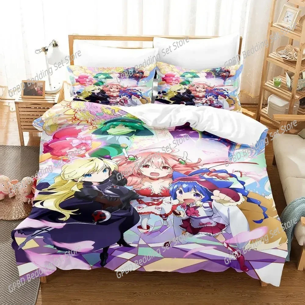 

Anime Kawaii Girl Matoi the Sacred Slayer Comfortable Duvet Quilt Cover Pillowcase Bedding Set Bedroom Decoration Home Textile