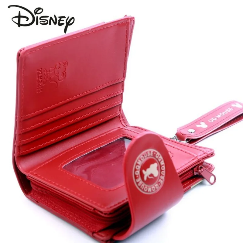 Disney Mickey New Women's Wallet Fashion High Quality Multi Card Student Zero Wallet Cartoon Simple Versatile Short Men's Wallet