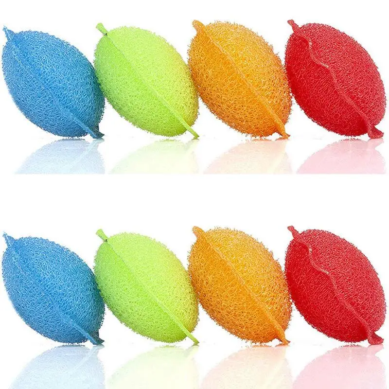 4PCS Multipurpose Cleaning sponge balls Water Bottle Glasses cermic Bottle Cleaner Tableware Brush Gadgets Kitchen accessories