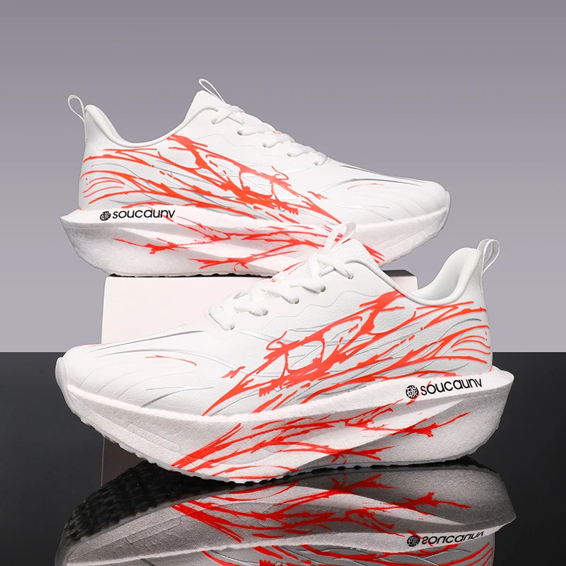 

Мужские спортивные кроссовки Marathon с карбоновой пластиной на воздушной подушке, дышащие легкие женские удобные спортивные нескользящие кроссовки