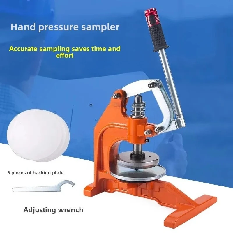 Hand-pressed sampling knife, textile gram weight meter, disc sampler, paper sampler, fabric, cardboard