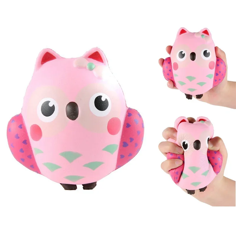 

Cute Owl Squishy Slow Rising Cream Scented Squeeze Toys Original Packaging