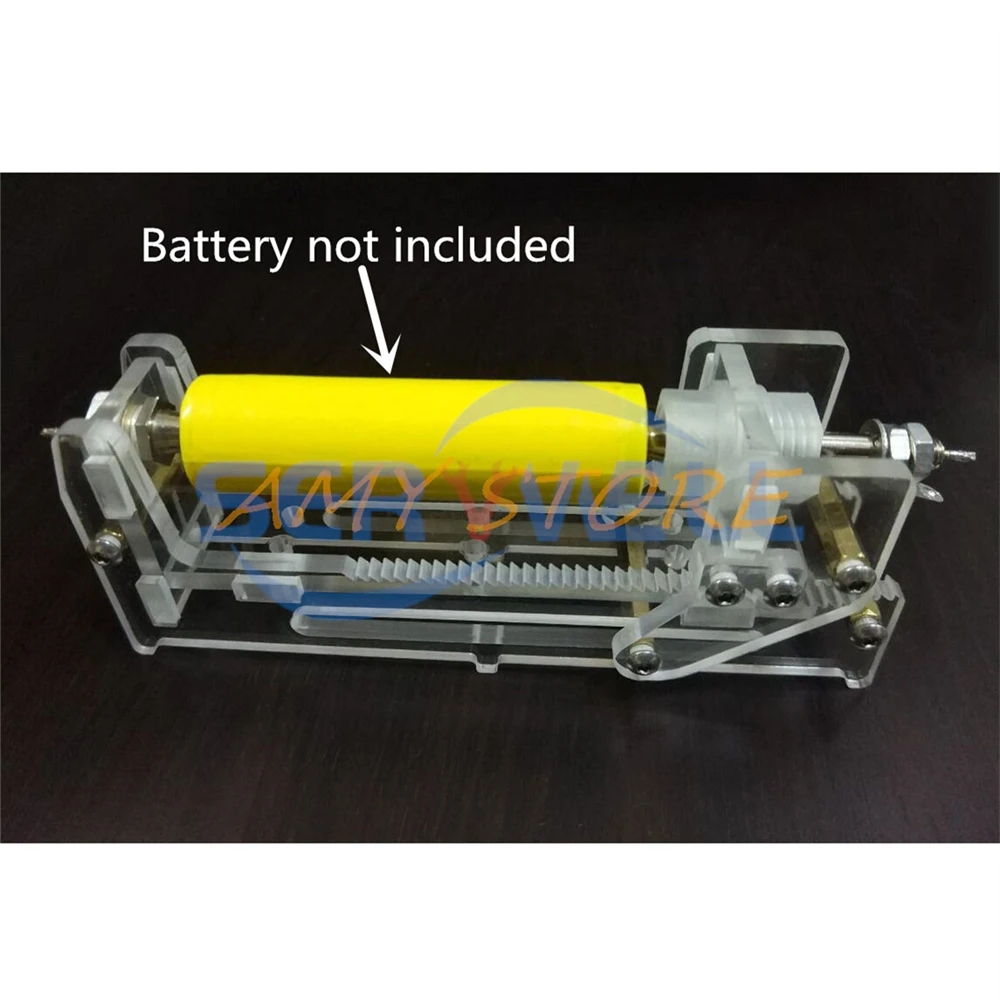 1Pc 5A or 10A Four-Wire Test Stand Battery Holder Clip Testing for 26650/18650 AA/AAA/ Button Battery (Battery not included)