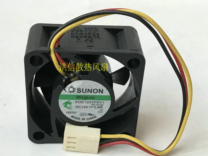 

SUNON KDE1204PKV1 DC 12V 0.8W 40x40x20mm 3-Wire 40mm Cooling Fan