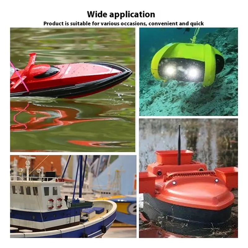 Venta al por menor para barco de pesca Kayak 800W de alta velocidad 155ROV hélice subacuática propulsor de Robot sumergible modificado