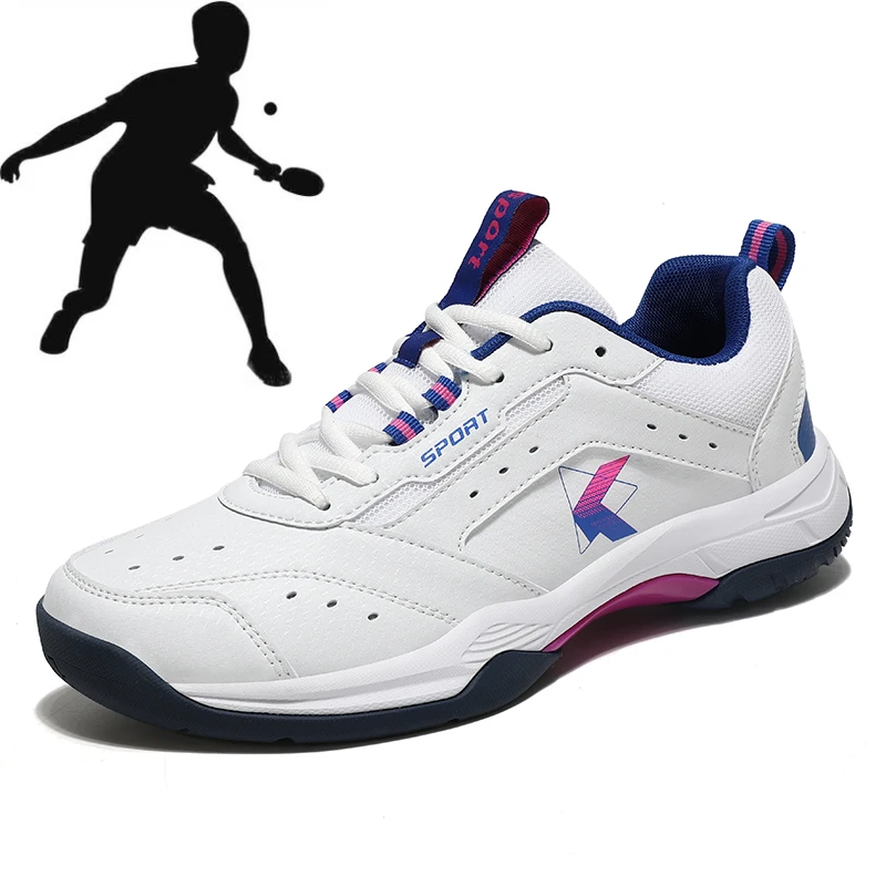 

Professional Table Tennis Shoes, Men's and Women's Volleyball Shoes, Outdoor Lightweight Training Badminton Tennis Shoes