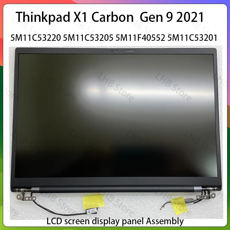 

For Lenovo Thinkpad X1 Carbon 9th 9Gen LCD screen display panel Assembly 5M11C53205 5M11F40552 5M11C53206 5M11C53207 5M11H59224