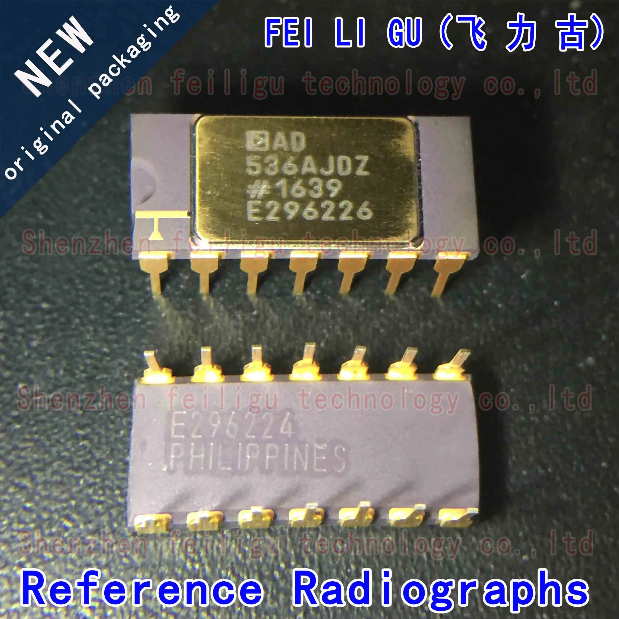 1~10PCS 100% New original AD536AJDZ AD536AJD AD536 Package:CDIP-14 In-line RMS-DC Converter Chip