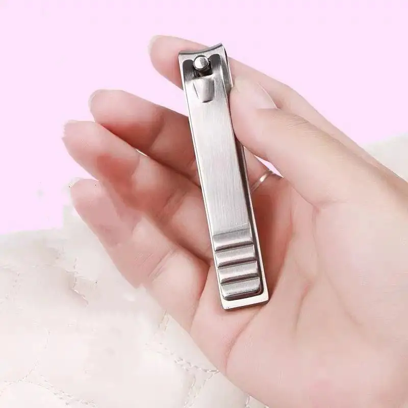 Straight Mouth Steel Nail Clipper Precision Cutting Durable Trimmer for Manicure Pedicure Travel Family Daily Use