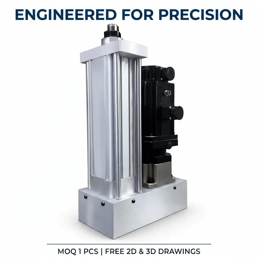 Customized Servo Electric Cylinder High-Thrust 5000kg  2000mm Stroke Adjustable Heavy Duty Industrial