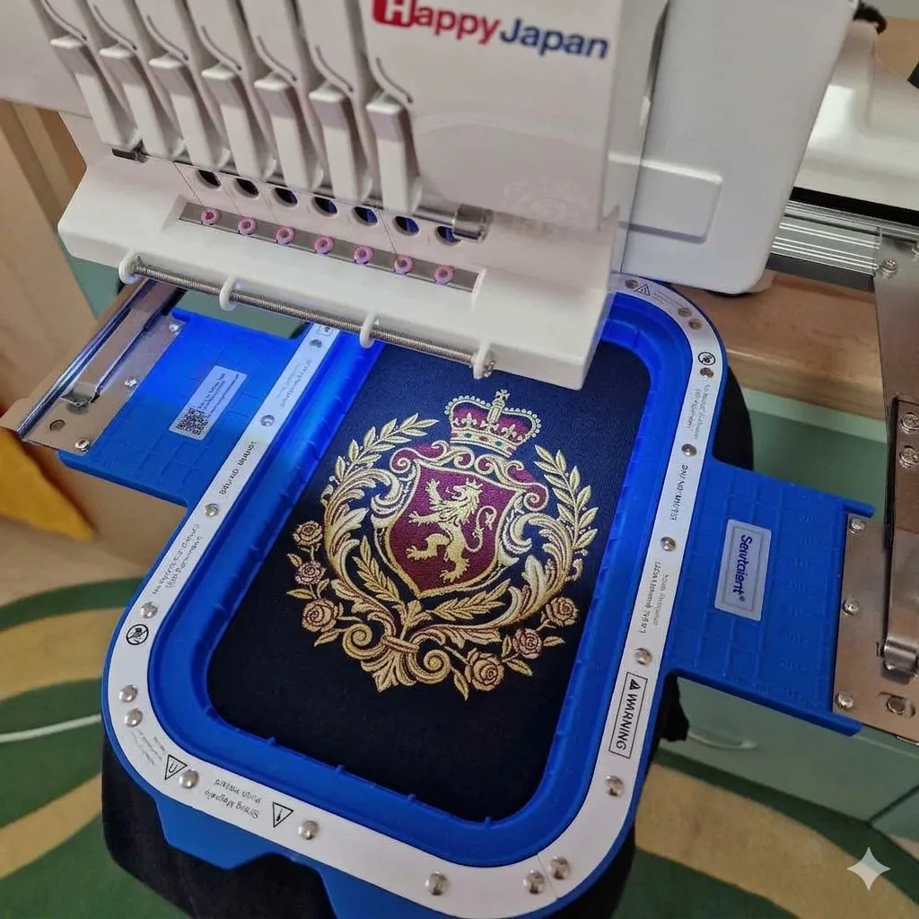 Happy Japan HCS HCH HCD HCU HCR  HCM HCG Embroidery Machine with Sewtalent Magnetic Mighty Hoop Master Embroidery machine Hoops