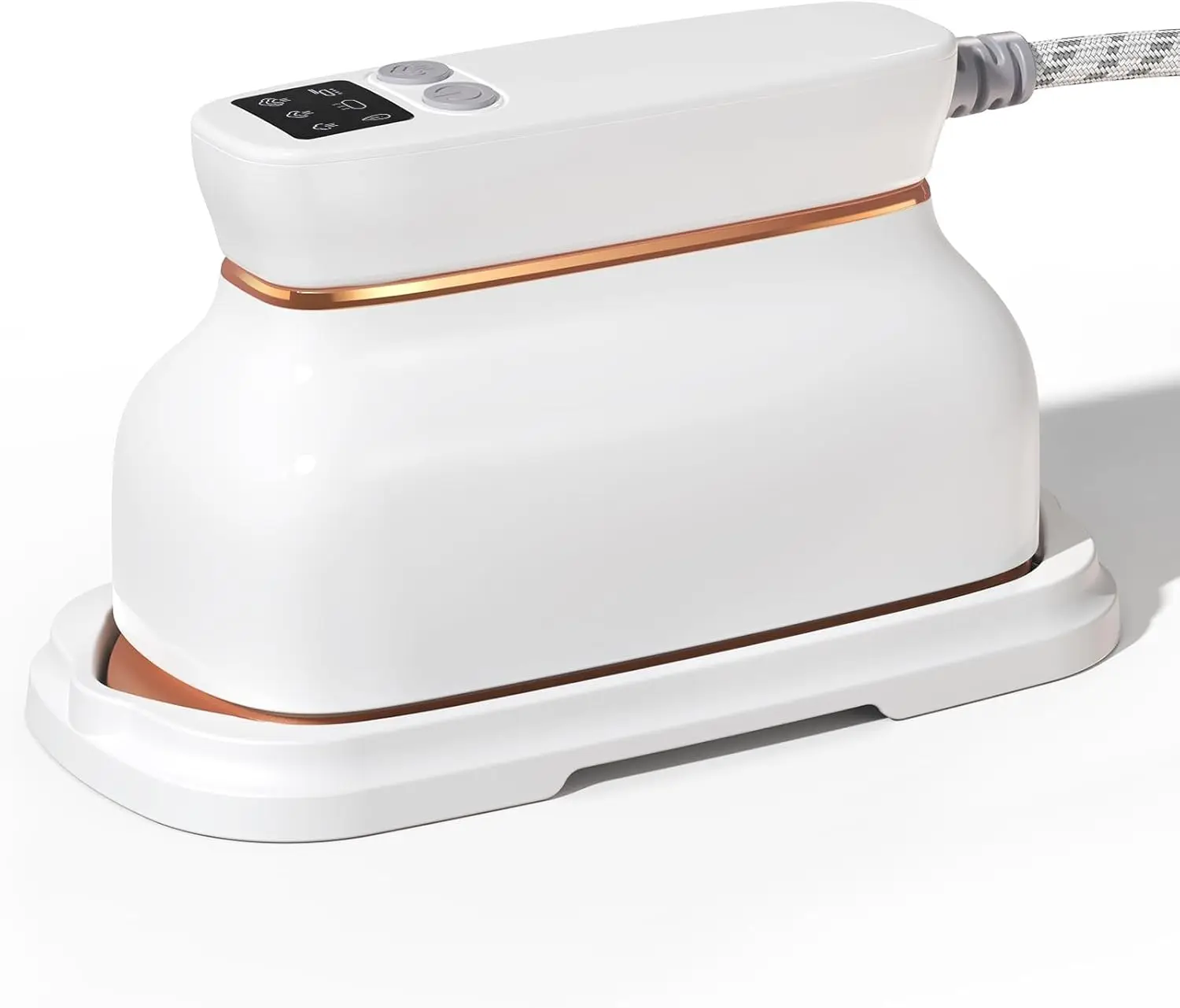 مكواة بخار للسفر، 1300 وات 15 ثانية، مكواة بخار محمولة للملابس، 180 ° مكواة بخار قابلة للدوران ورطبة وجافة للسفر (قابس الاتحاد الأوروبي) #1