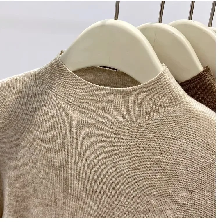 Autumn Winter Turtleneck Sweater Women 2026 Solid Slim Pullover Warm Casual Jumpers Korean Fashion Knitwear Base Layer Tops
