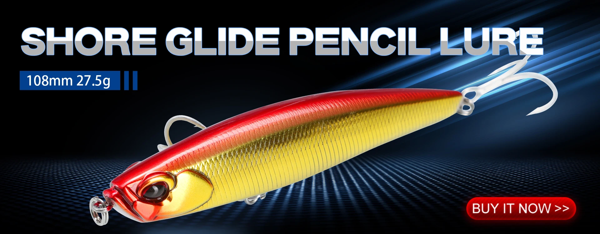 Hunthouse Schwimmender Topwater-Bleistift-Angelköder, 60 mm, 90 mm, 100 mm Oberfläche, harter Köder, WTD, Salzwasser, für Hecht, Bass, Forelle, Fischgerät – Detail 12