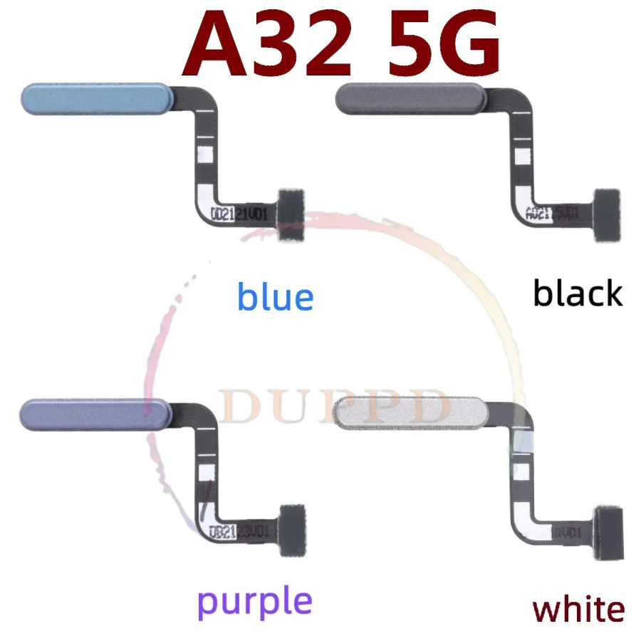 Home Button Fingerprint Touch ID Menu Return Key Recognition Sensor Scanner Flex Cable For Samsung A32 A42 A52 A72 4G 5G