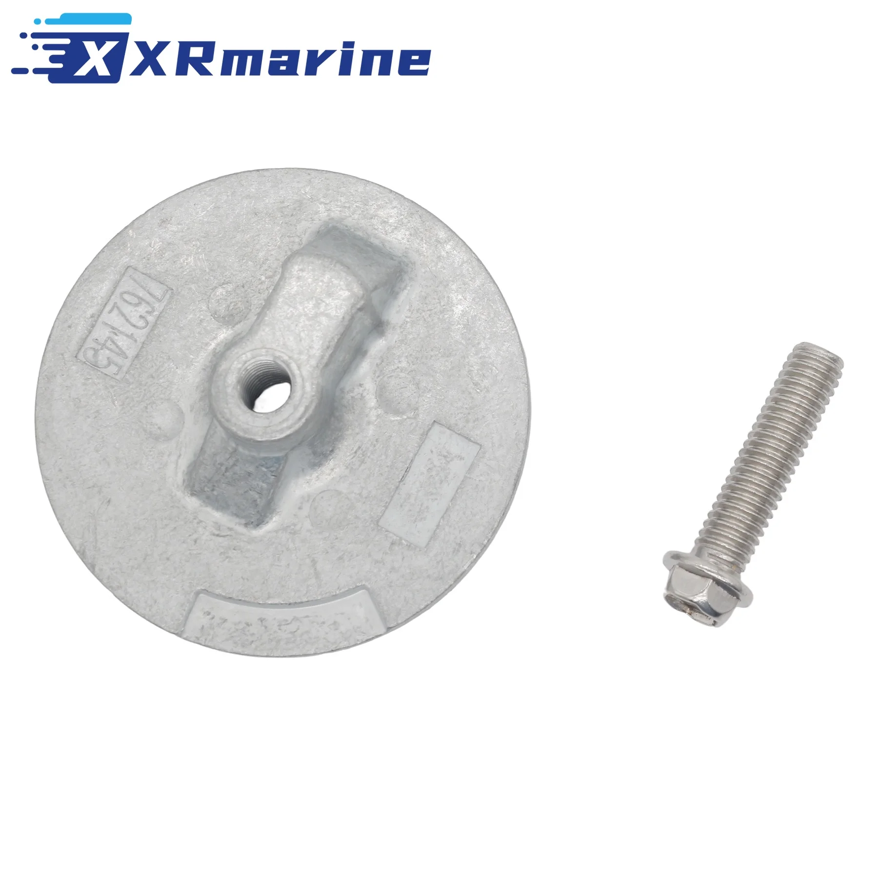 76214Q5 Aluminum Anode Plate Zinc with Mounting Bolt for Mercury MerCruiser Alpha 1 Gen 2 and Bravo 1 2 3 X XR XZ Stern Drive