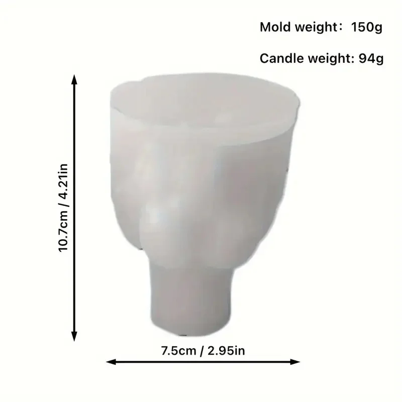 3D Tulip Bouquet Candle Silicone Mold DIY Lavender Flower Soap Aromatherapy Flower Theme Craft Handmade Gift Mold