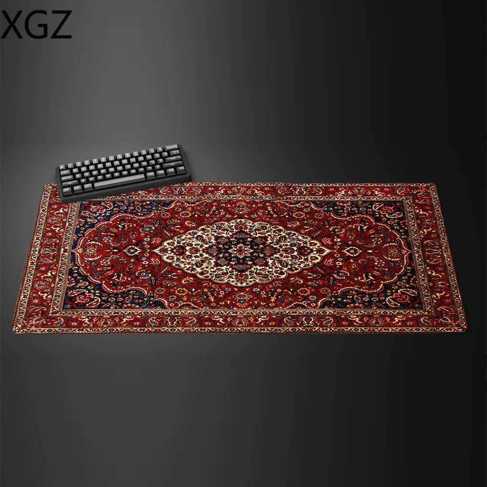 XXL exquisite Persian carpet large mouse pad game table mat accessories suitable for players gaming office washable non-slip