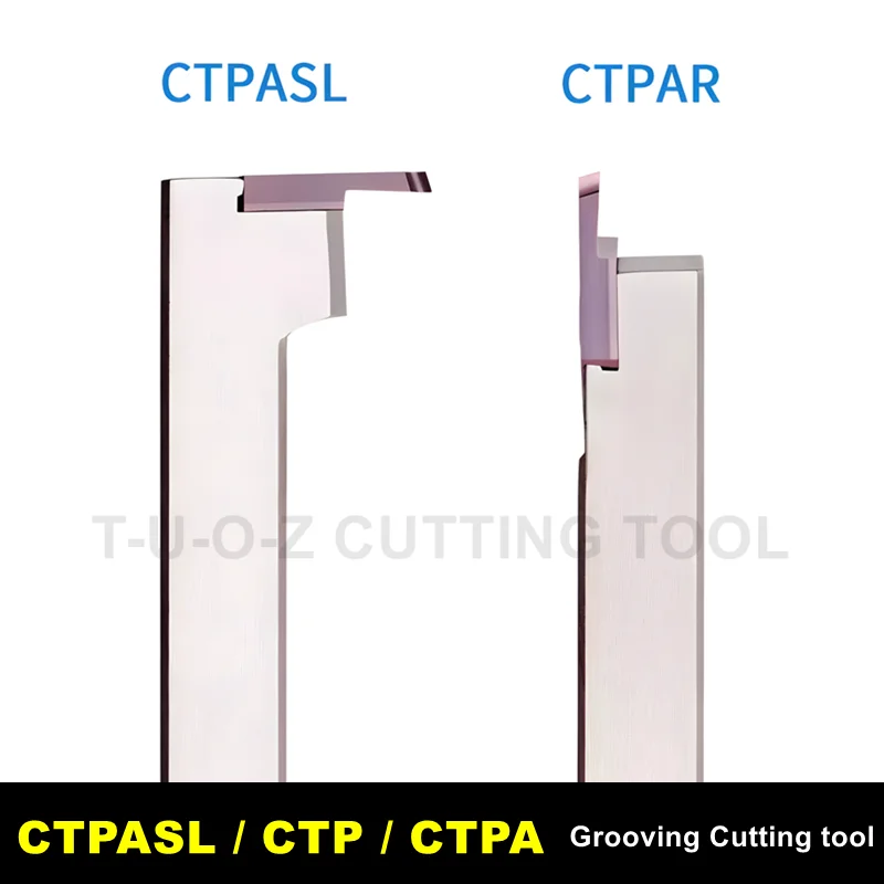 

TUOZ CTPR08 CTPR10 CTPR12 CTPR16 CTPR20 CTPAR12 CTPAR16 CTPAR20 CTPSL12 CTPASL12 Grooving Tool Holder CNC Tool External Holder