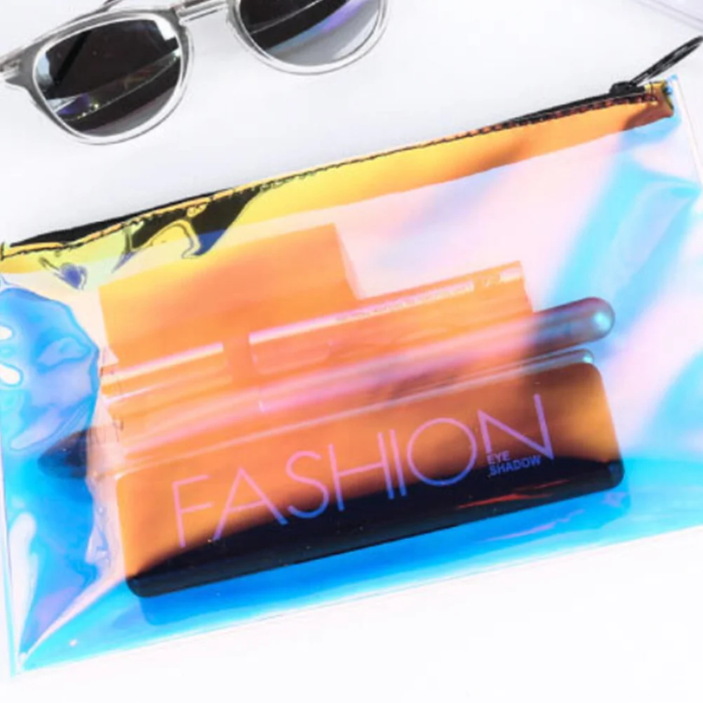 

Stylish Pvc Bag Organizer Portable Toiletries Storage Pouch Waterproof Travel Makeup Case Large Capacity Compact