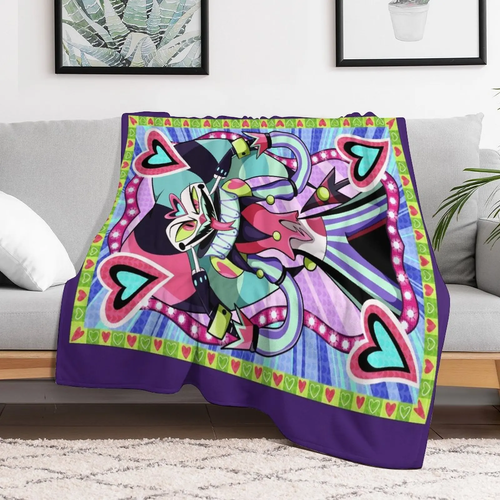 

Fizzarolli - 2 Minute Notice Throw Blanket Shaggy Decorative Sofa Comforter Soft Blankets