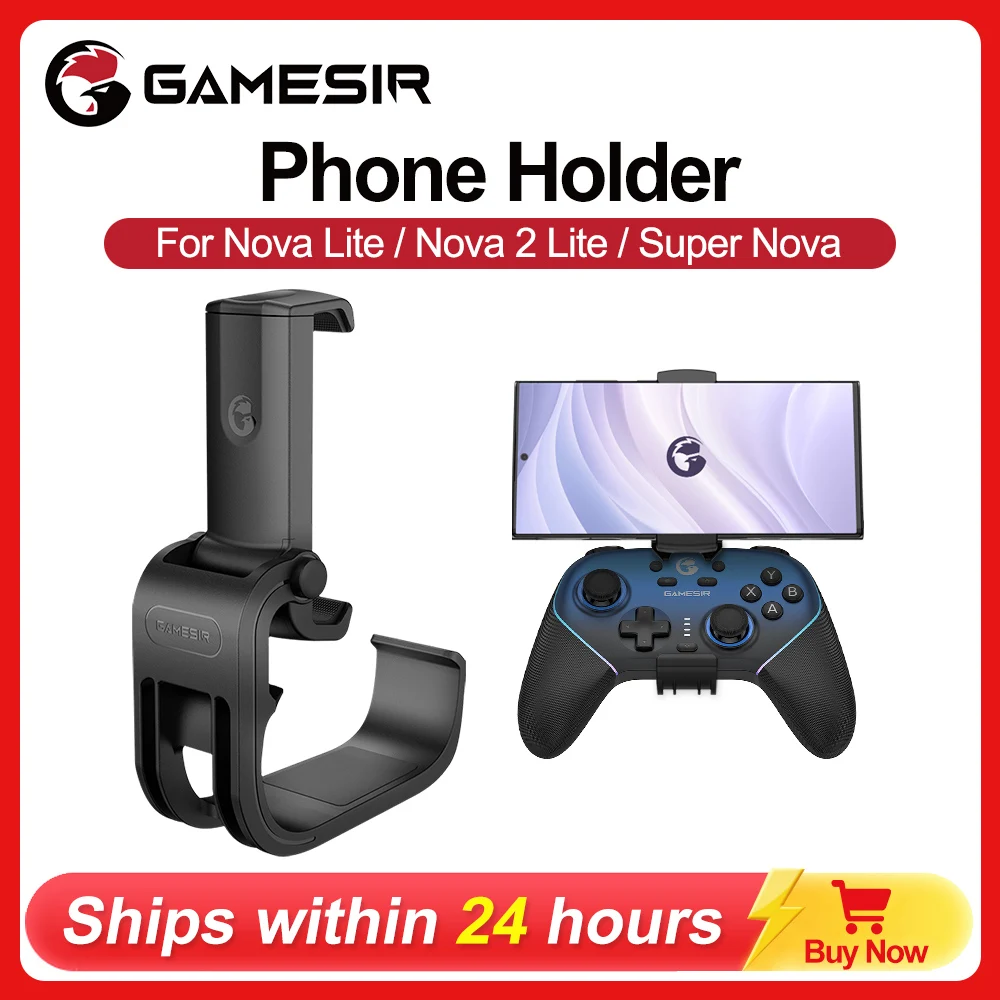 GameSir Nova Lite Phone Clip for Nova 2 Lite Super Nova Nova Gamepad Accessories Phone Stand Holder Portable and Foldable Design