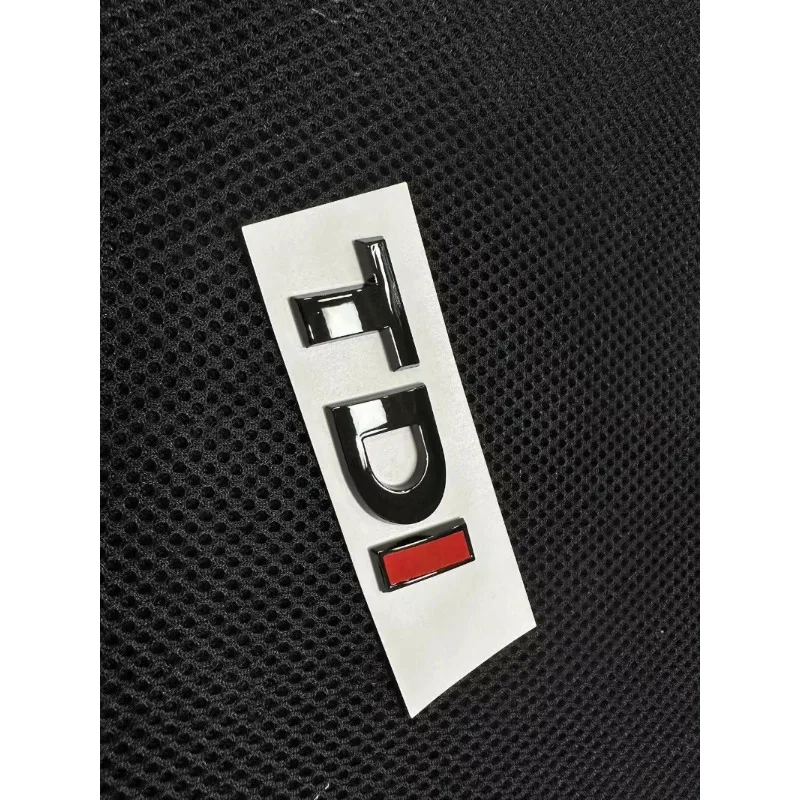 3D ABS TDI Letters Rear Trunk Emblem Badge Sticker Decals for VW Golf JETTA POLO New Style Car Styling Accessories