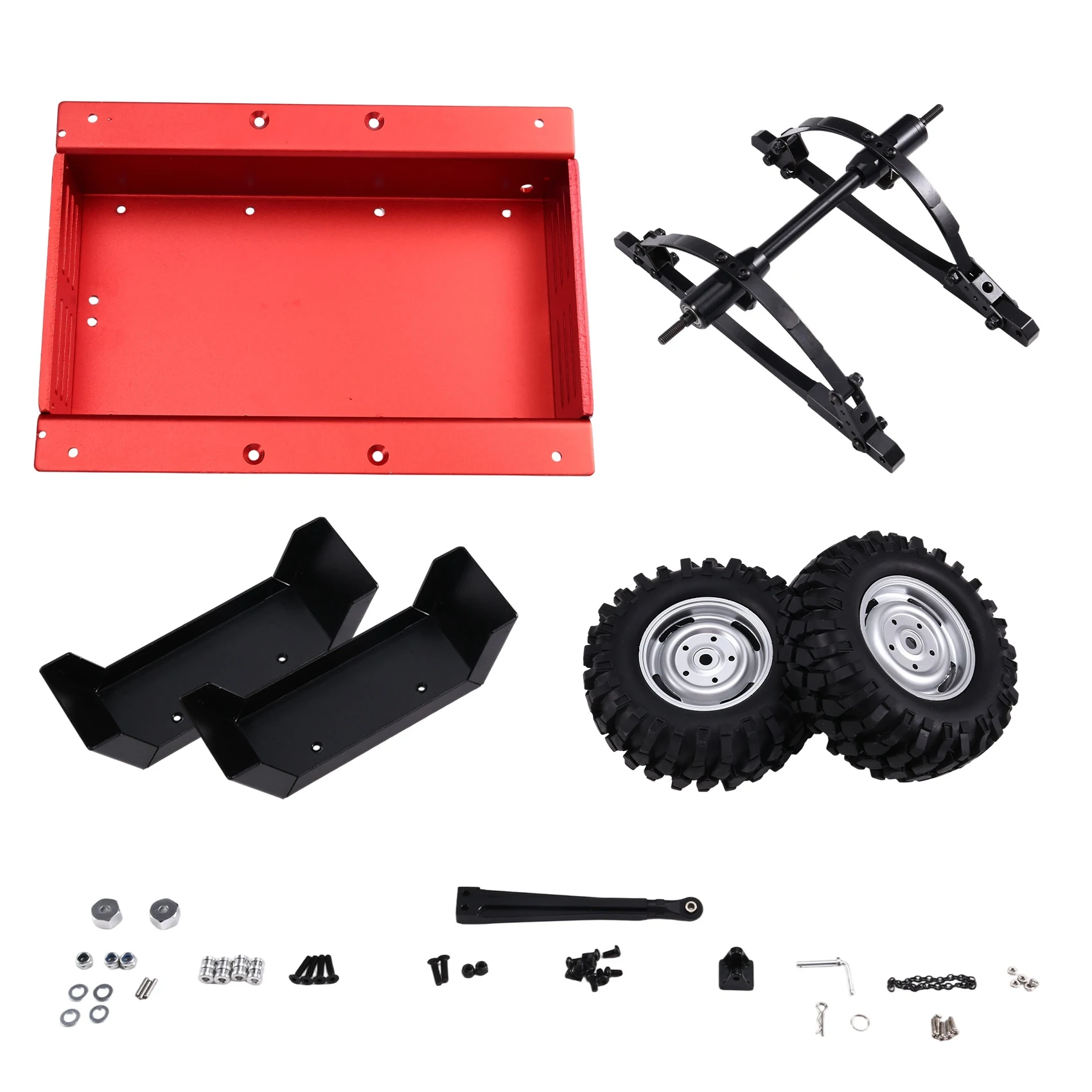 Ekologiczny-SCX10 90046 TRX4 TRX6 Redcat RC4WD D90 CC01 RC Crawler Przyczepa 1/10 Axial Symulowane Akcesoria Symulacja