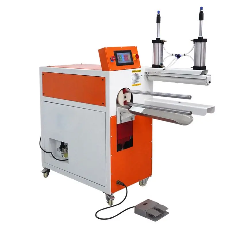 Semi-Automatic Rolling Pack Pillow Quilt Packing Machine Electric Drive with Plastic Film for Textiles