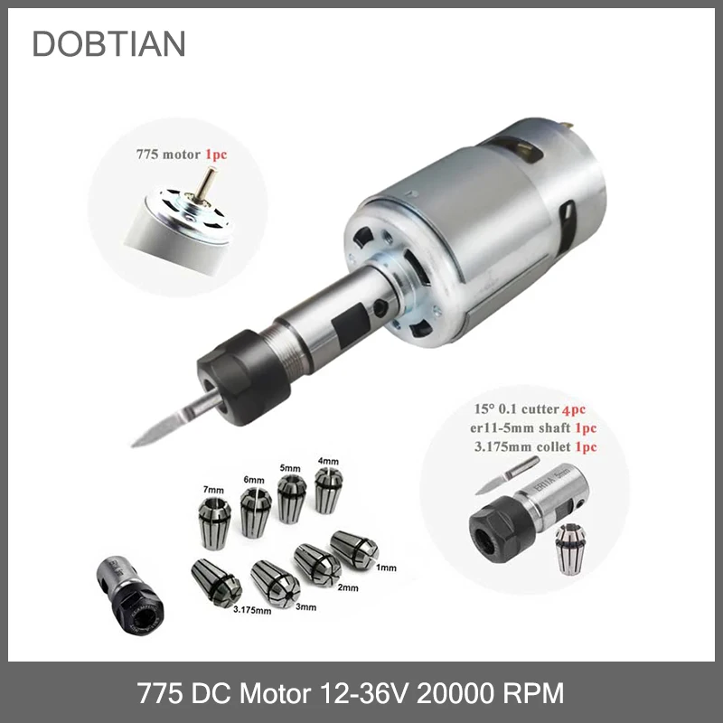 775 Dc Motor 12-36V…